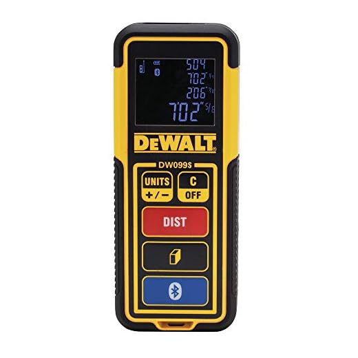 DEWALT Ferramenta de medição a laser/medidor de distância, 30 metros com Bluetooth (DW099S)