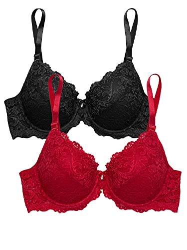 Smart & Sexy Women's Signature Lace Push-up Bra-Perfect for Seeking Effortless Style and Comfort