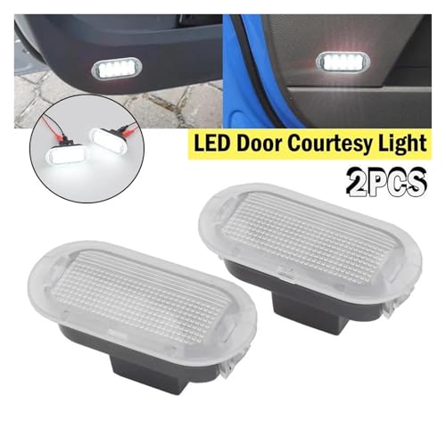 Luz intermitente lateral LED blanca de cortesía para VW Golf Jetta y Bora 2