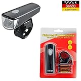 mit StVZO-zugelassenem Reflektor für höhere Sicherheit 1 superhelle weiße 1 Watt LED