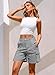 LYHIPSS Bermuda Shorts for Women Cargo Shorts 7 Inch Inseam Long Y2K Summer Outfits Fashion Jorts Light Grey L