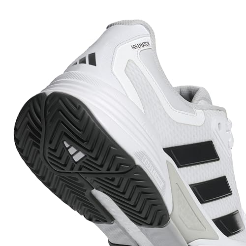 adidas Men's Solematch Control 2 Tennis, White/Black Blue Metallic/Silver Metallic, 13 by adidas - Used condition - Image 7