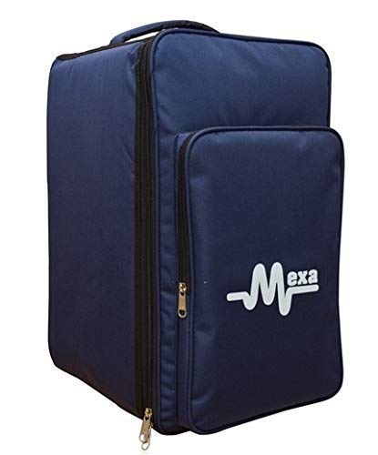 Mexa Dholak Bag/Cover Padded Quality Shoulder Strap and Front Pocket. (Blue)-image-26