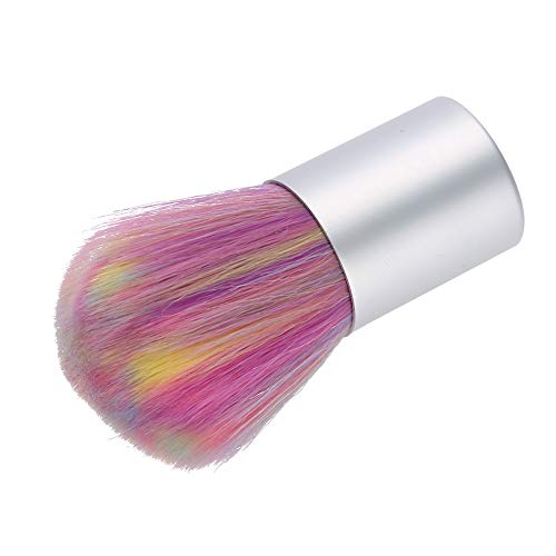 Pinceles Suaves y Densos para Decoración de Uñas, Pinceles para Esmalte de Uñas, Tubo de Aluminio para Salón de Uñas Profesional, Hogar, Maquillaje Cosmético Diario, Limpiar el