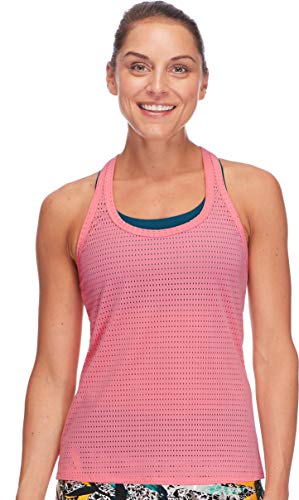Body Glove Active Women's Escape Relaxed FIT Activewear Tank TOP, Glow, Medium