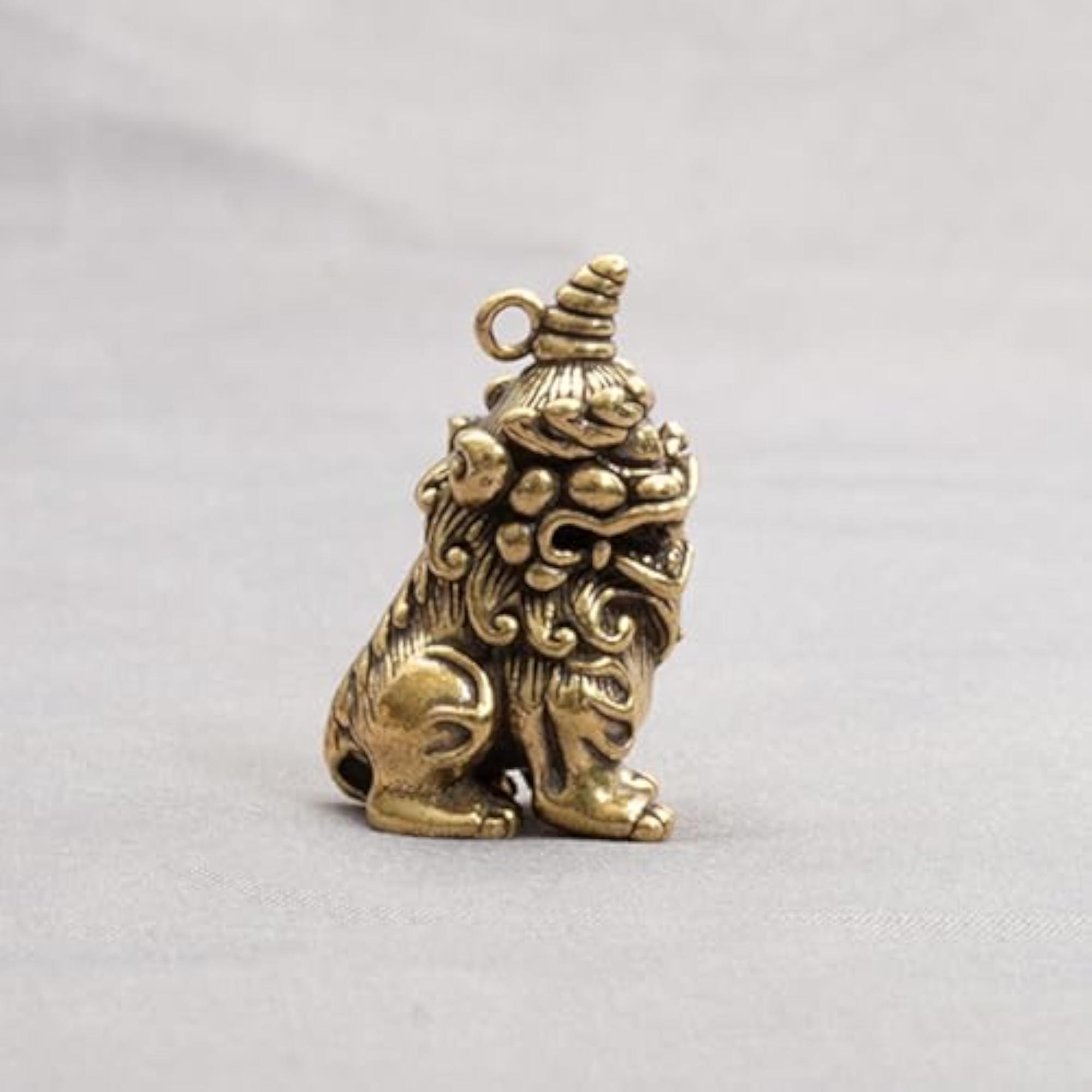 Keychain Pendant Kirin Statue Wealth Gift Figurine