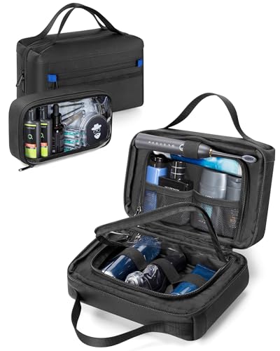 Marscamd Men's Water-Resistant Toiletry Bag & Travel Cube