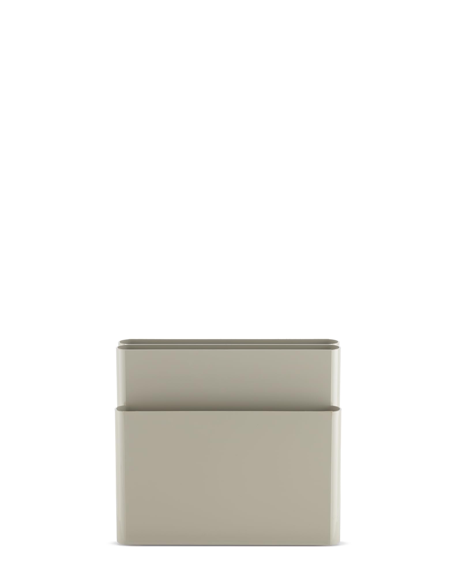 Kartell Magazine Rack, Portariviste, L 40 x H 34.5 cm, Tortora