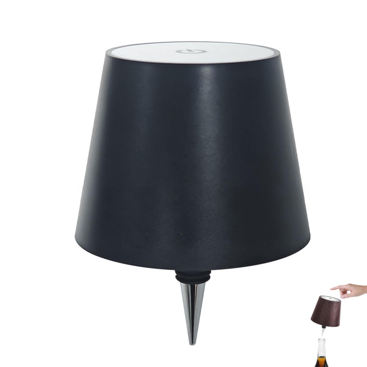【タイプブラック】ウォーターランプ 間接照明 トライアル品　黒 Amazon.co.jp : ボトルランプ ワインボトルランプキット おしゃれ