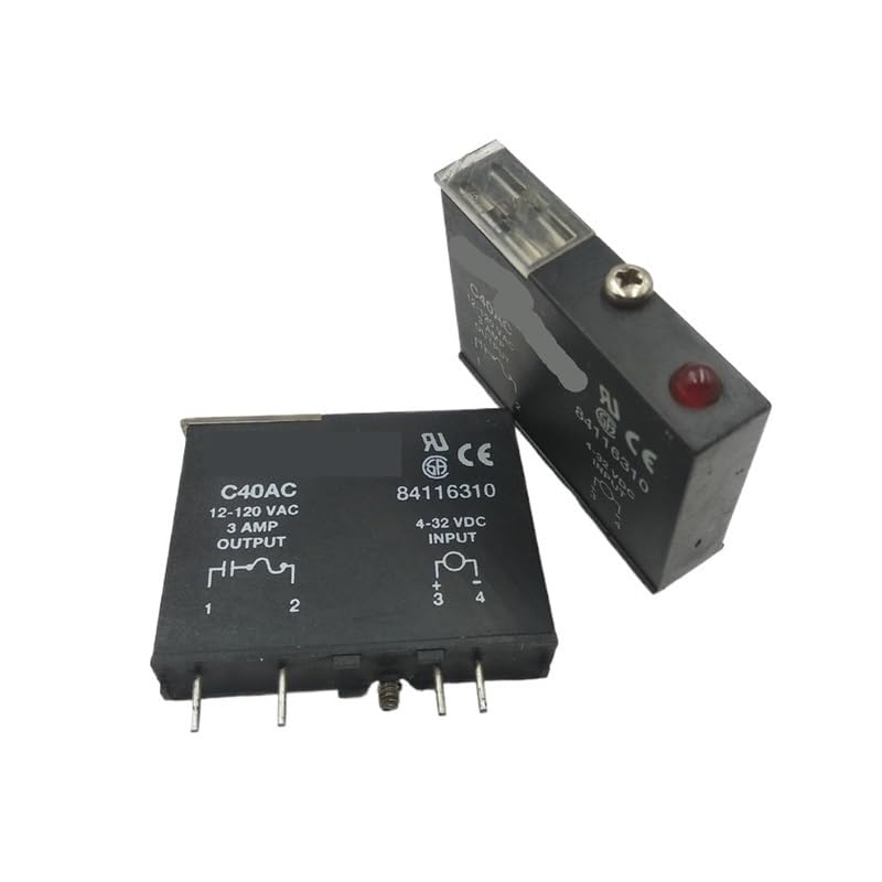 Relais C4OAC C40AC 12-120VAC pour réguler la tension alternative 4 pieds
