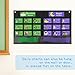 Visual Calendar, Autism Learning Materials Felt Visual Schedule Calendar Chart Toddler Visual Behavior Tools with 20 Daily Task Cards 6 Blank Cards 2 Wipe a Pen Daily Routine Chart for Home