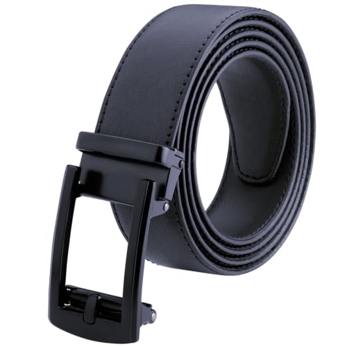 Image of Labnoft Men's PU Leather Auto-lock Belt