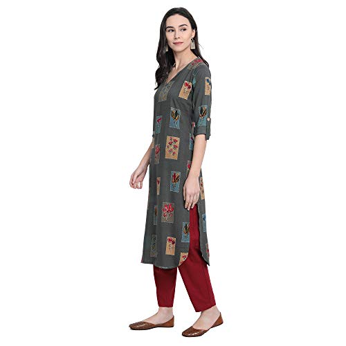 Image of Women's Rayon Regular Kurta