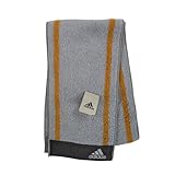 日繊商工 adidas アディダス ワイド スリムスポーツタオル グレー 約15×110cm ＡＤ１０８８