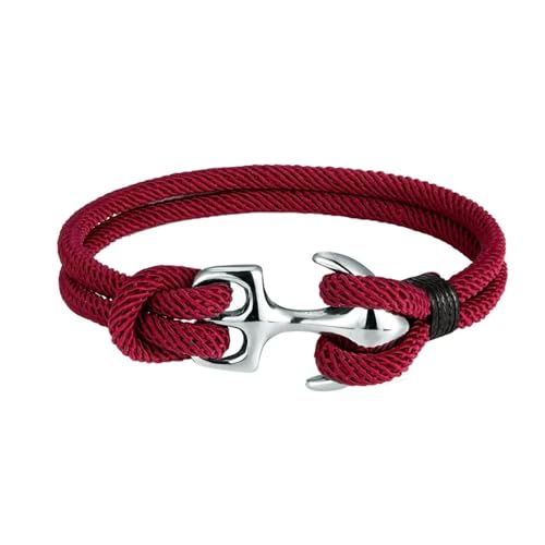 Bracelet homme double brin avec corde marine en U un cadeau original