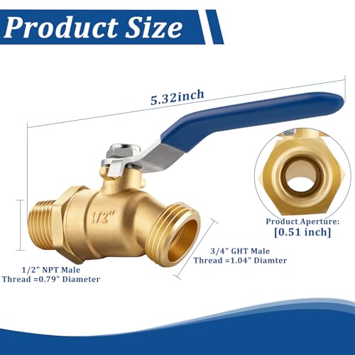 Llave de 1/2 para agua 8 Imagen adicional