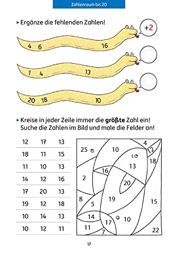 Quer durch die 1. Klasse, Mathe und Deutsch - Übungsblock