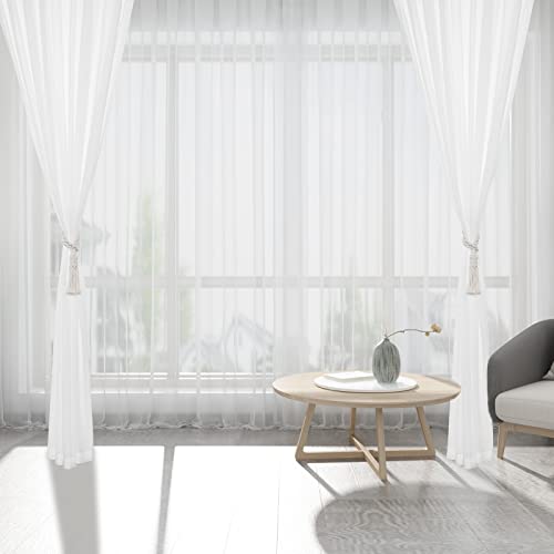 DeSS 2-Pack Curtain Tiebacks Rope Hand Woven Natural Cotton Rope Decorative Tassel Curtain Holdbacks for Curtains and Draperies - Image 5