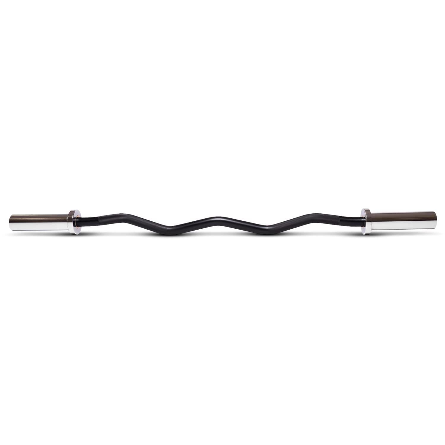 Suprfit SZ Curl Hantelstange, Profi Langhantelstange, Olympic Barbell 7,5 kg, 120 cm, 50 mm Aufnahme, Griff 25 mm, max. Gewicht 135 kg, Stahl Chrom Schwarz