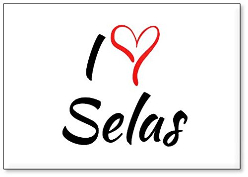 I Love Selas, Fridge Magnet (Design 2)