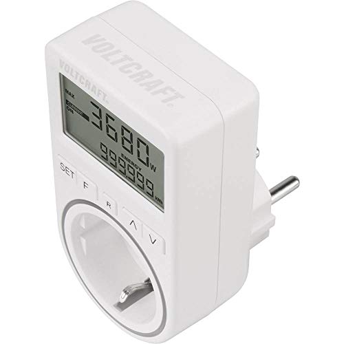 VOLTCRAFT SEM4500 Energy Cost Meter Cost Forecast, Alarm Function, Adjustable Electricity Rate, Multi-coloured - Image 2