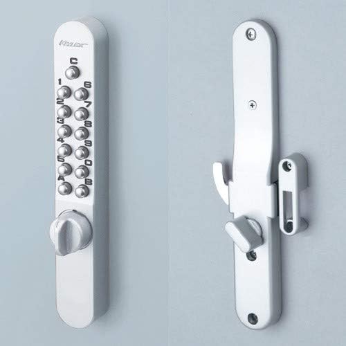 きちゃんぽ家！ キーレックス800面付引戸鎌錠22805 シルバー KEYLEX 22805 引戸用面付