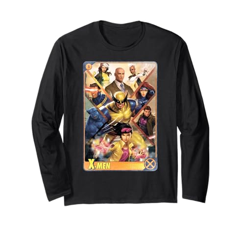 T-shirt X-Men Marvel manches longues cadeau idéal pour collectionneur de comics