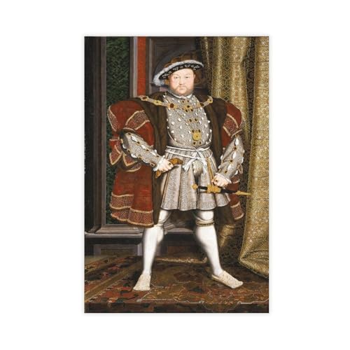 Poster Henry VIII sur toile : le cadeau artistique idéal sans cadre pour passionné d'histoire
