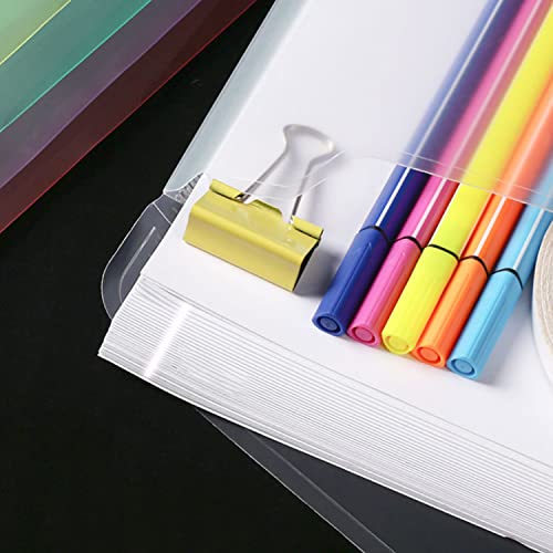 YXHZVON Cartelle Portadocumenti in Plastica, 12
