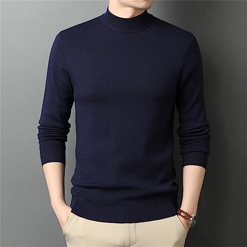 Men's Half Turtleneck Wool Sweater Autumn and Winter Warm Pullover Male Clothes3