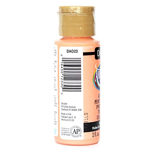 Image of DecoArt Americana Acrylic Paint, 2-Ounce, Peaches 'n Cream