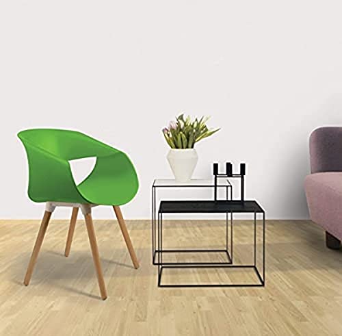 Underoof Plastic Chair With Metal Legs For Cafeteria Seating