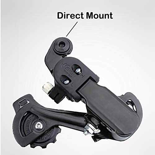 Oksun Bike Rear Derailleur RD-TZ31-A 6/7 Speed for Mountain Bicycle-Direct Mount/Black