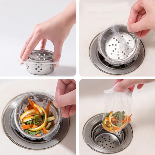 Bolsa desechable para colador de fregadero de cocina miniatura 4