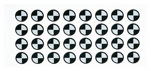 3D Scanning Marker, 3D Scanning Dots, 3D Tracking Dot Reference Point Markers, Positioning Targets for Industrial Consumer 3D Scanner for 3D Scanning(in 8 Out 12(512))