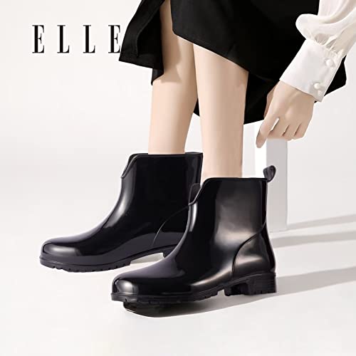 Daerainy Women's Short Ankle Rain Boots Waterproof Lightweight Chelsea Rain Boots For Gardening, Farming, Mud Working #TOP4