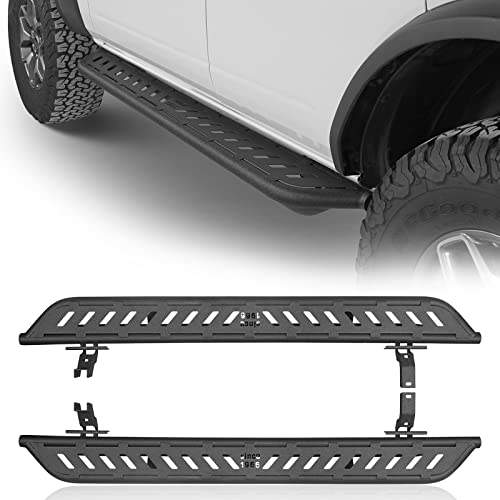 Estribos laterales para Ford Bronco 2021-2026 resistentes en acero miniatura 1