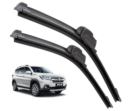 Image of Euro Care Windshield Car Wiper Blades Compatibility With Maruti XL6 - Set of 2Pc (D-22,P-16)
