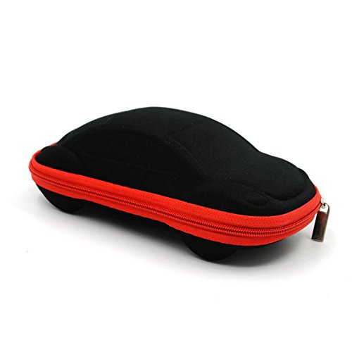 Generic Cute Car Shaped Sun Glasses Case Eyeglass Sunglasses Battery Storage Box for Children Kids Birthday Present Gift