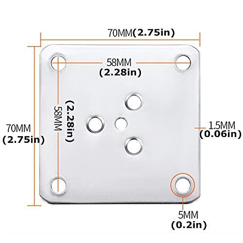 Patas de goma para muebles con diseño afilado para proteger suelos y elevar sofás 4