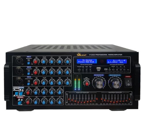 IDOLmain IP-5900II Professional 6000W Karaoke Mixing Amplifier/w Echo & Delay Control, Optical/HDMI...