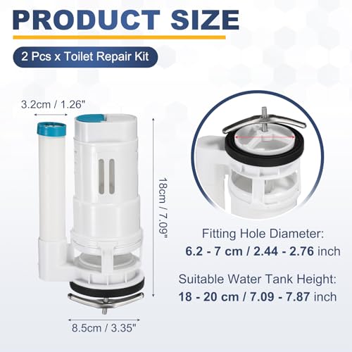Válvula de descarga de inodoro de 2 pulgadas para renovar el baño de tu hogar 3