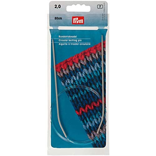 Prym 211204/Knitting Needle Aluminium 1 x Grey 1 x 90 cm