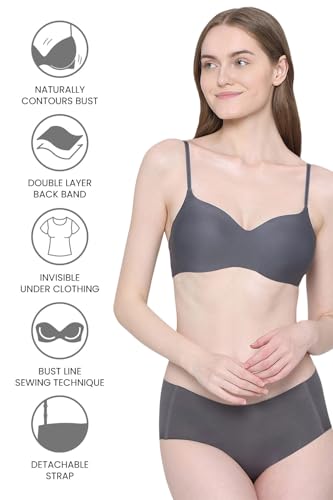 Image of WACOAL Women's Basic Mold |Padded|Non-Wired |3 /4th Cup|Everyday Wear|Seamless|T-Shirt Bra