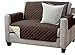 Produktbild Viva Sesselschoner Sofaschoner Sesselschutz Sofaüberwurf (2-Sitzer 191 x 224 cm, braun/beige)
