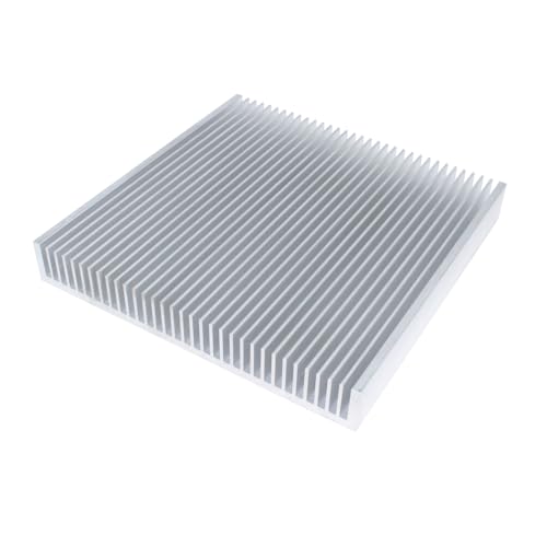 Disipador térmico de aluminio de 200 x 200 x 28 mm para radiador electrónico