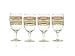 Fiesta Cobalt Stripe 15-Ounce All Purpose Goblet Glass (Set of 4)