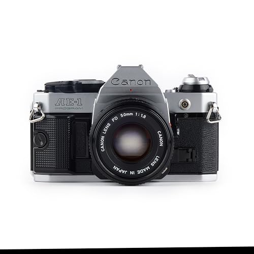 Canon AE-1 Appareil photo vintage avec objectif 50 mm f/1.8 SLR 35 mm