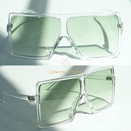 70mm Oversized Flat Top Sunglasses3