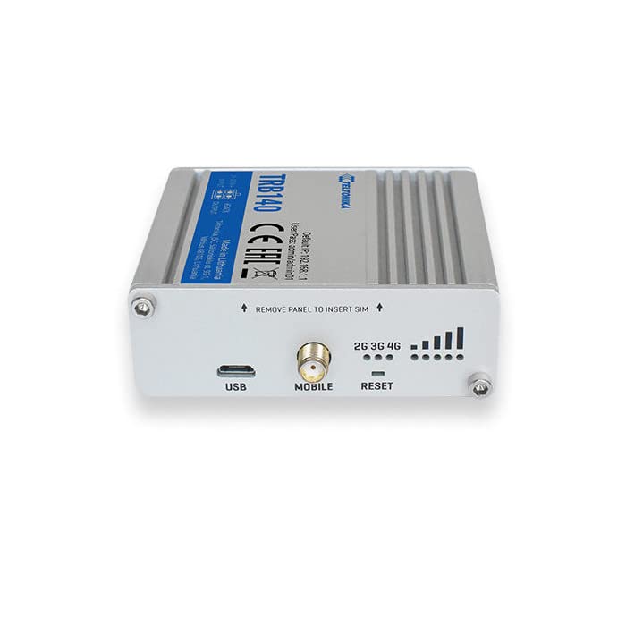 Teltonika TRB140 Industrial IoT Gateway, 4G LTE Cat 4, 3G, 2G, Gigabit Ethernet, Compact Design, Remote Management - Image 4
